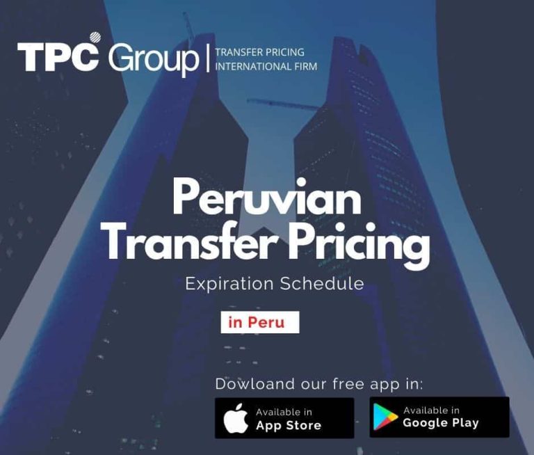 Cronograma De Vencimiento Precios De Transferencia Per Tpc Group