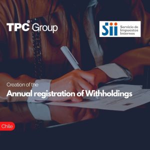 Creation of the annual registration of withholdings