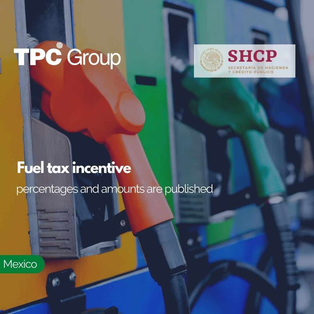Fuel tax incentive percentages and amounts are published TPC Group