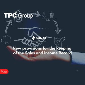 New provisions for the keeping of the Sales and Income Record