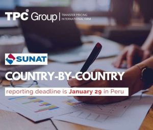 Country-by-Country Report expires on the 29th in Peru