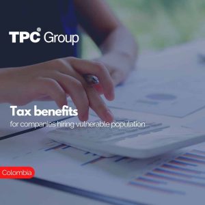 Tax benefits for companies hiring vulnerable population