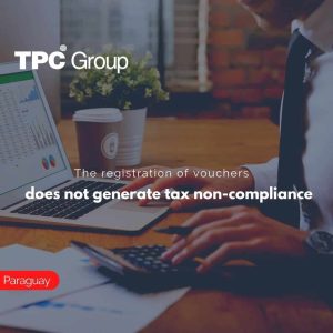 The registration of vouchers does not generate tax non-compliance