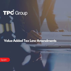 Value Added Tax Law Amendments