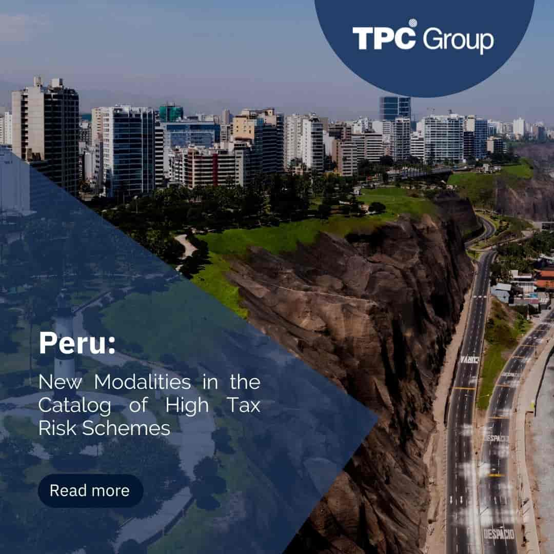New Modalities in the Catalog of High Tax Risk Schemes TPC Group
