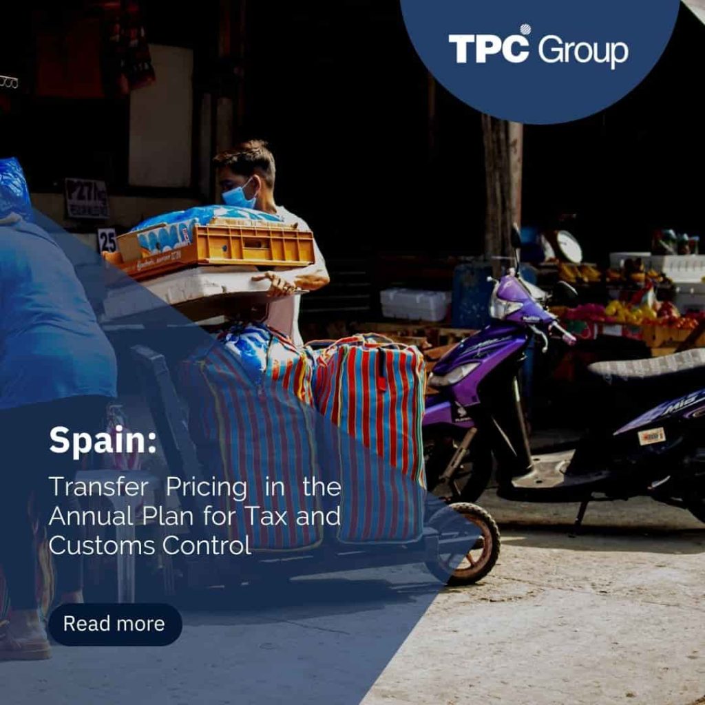 Transfer Pricing in the Annual Plan for Tax and Customs Control