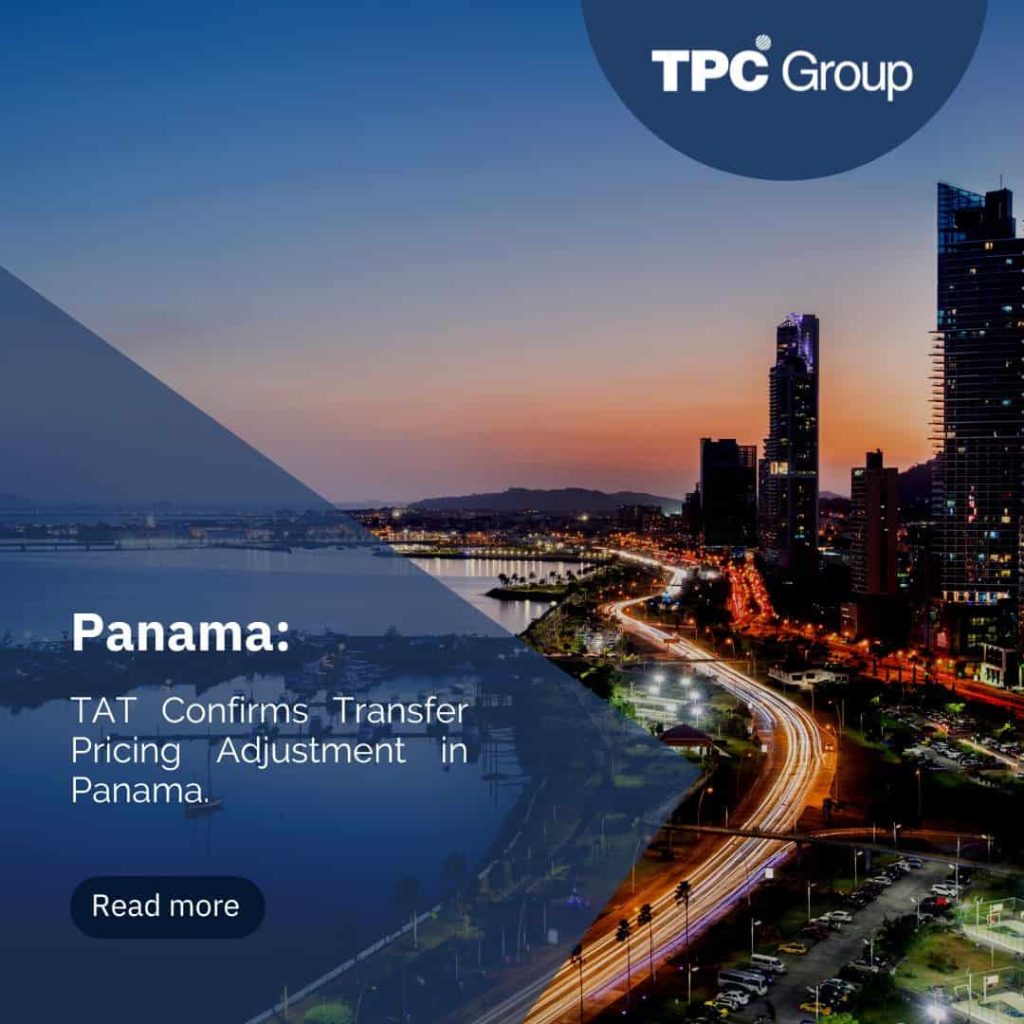 TAT Confirms Transfer Pricing Adjustment in Panama