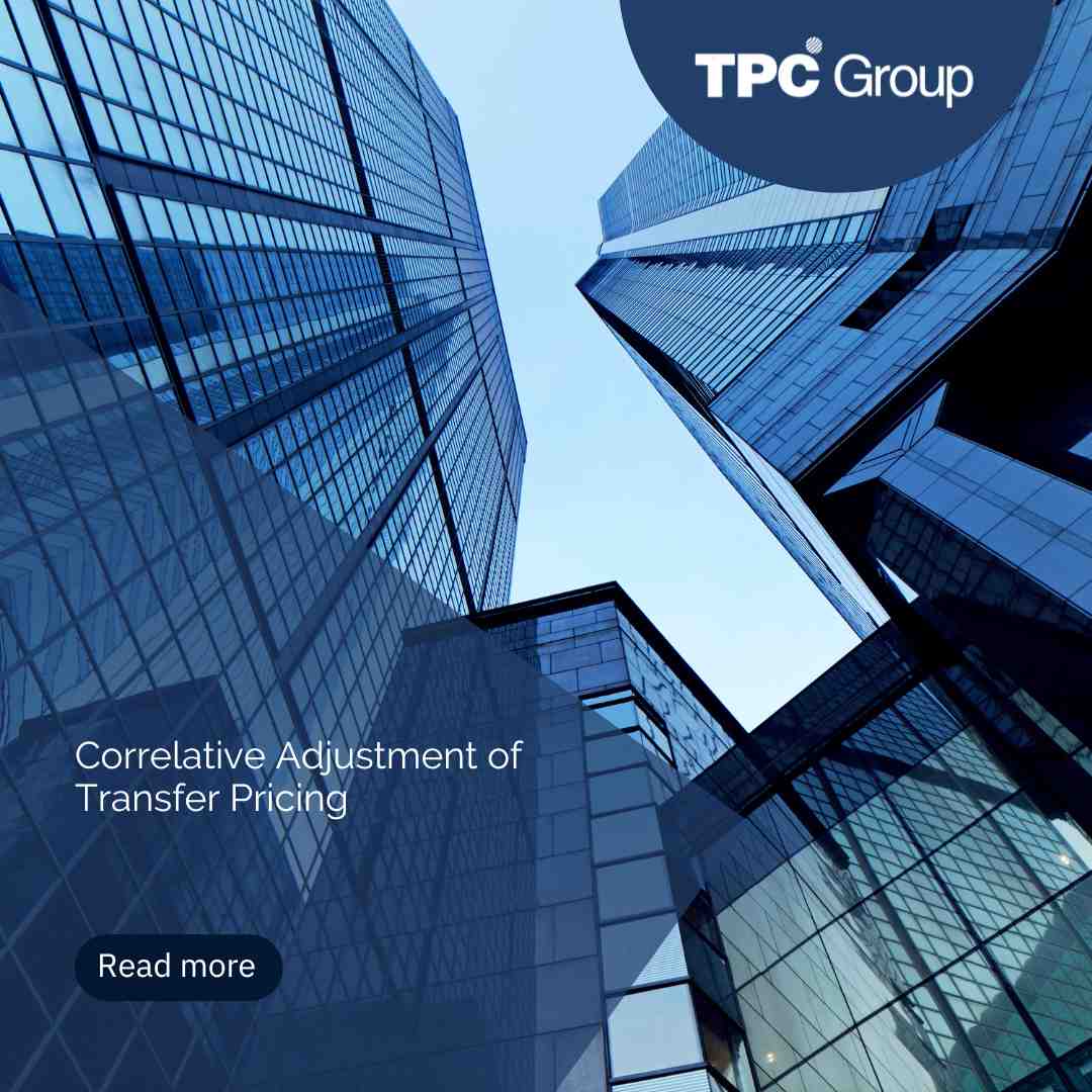 Correlative transfer pricing adjustment tpc group