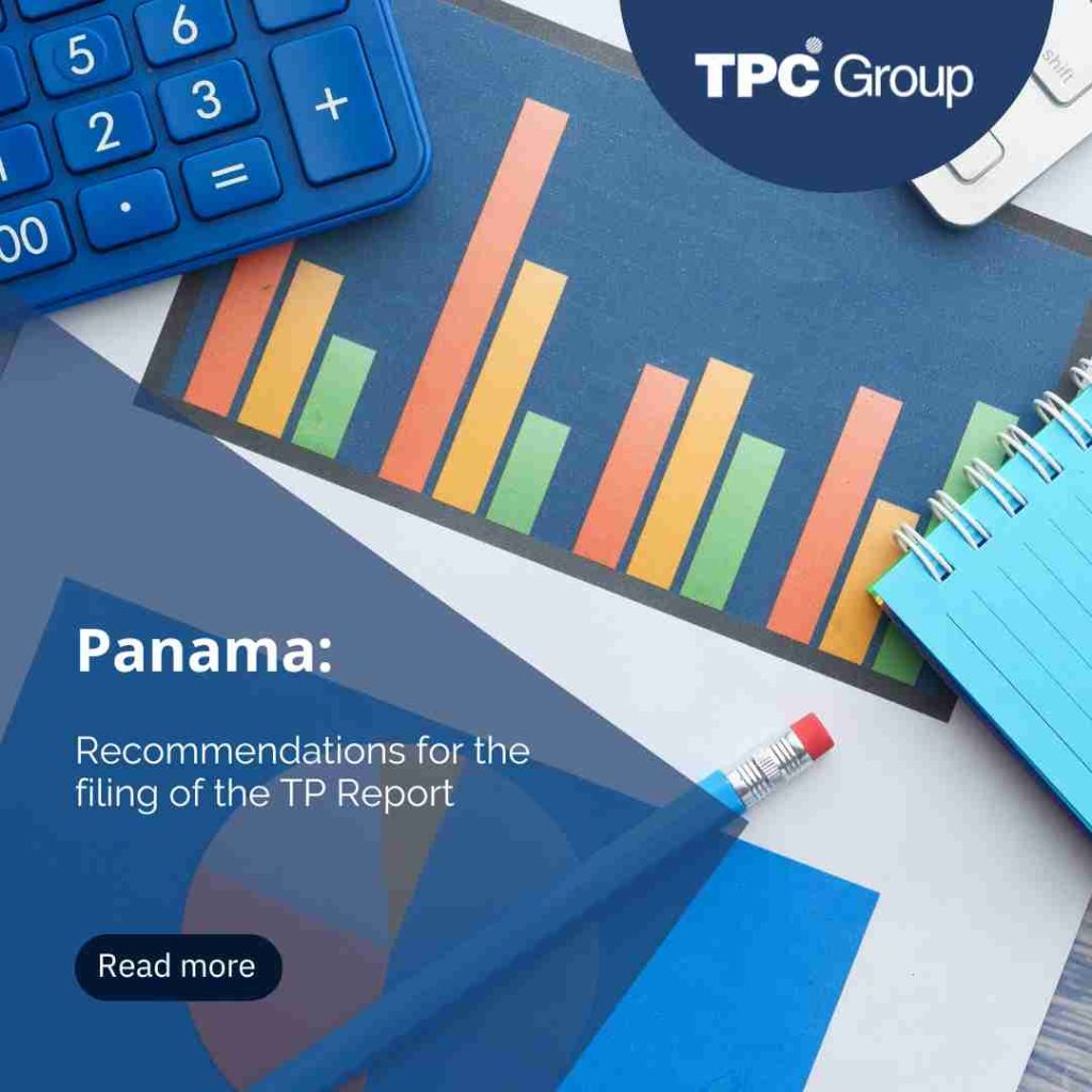 Recommendations for the filing of the TP Report