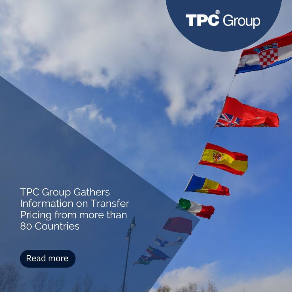 TPC Group Gathers Information on Transfer Pricing from more than 80 Countries