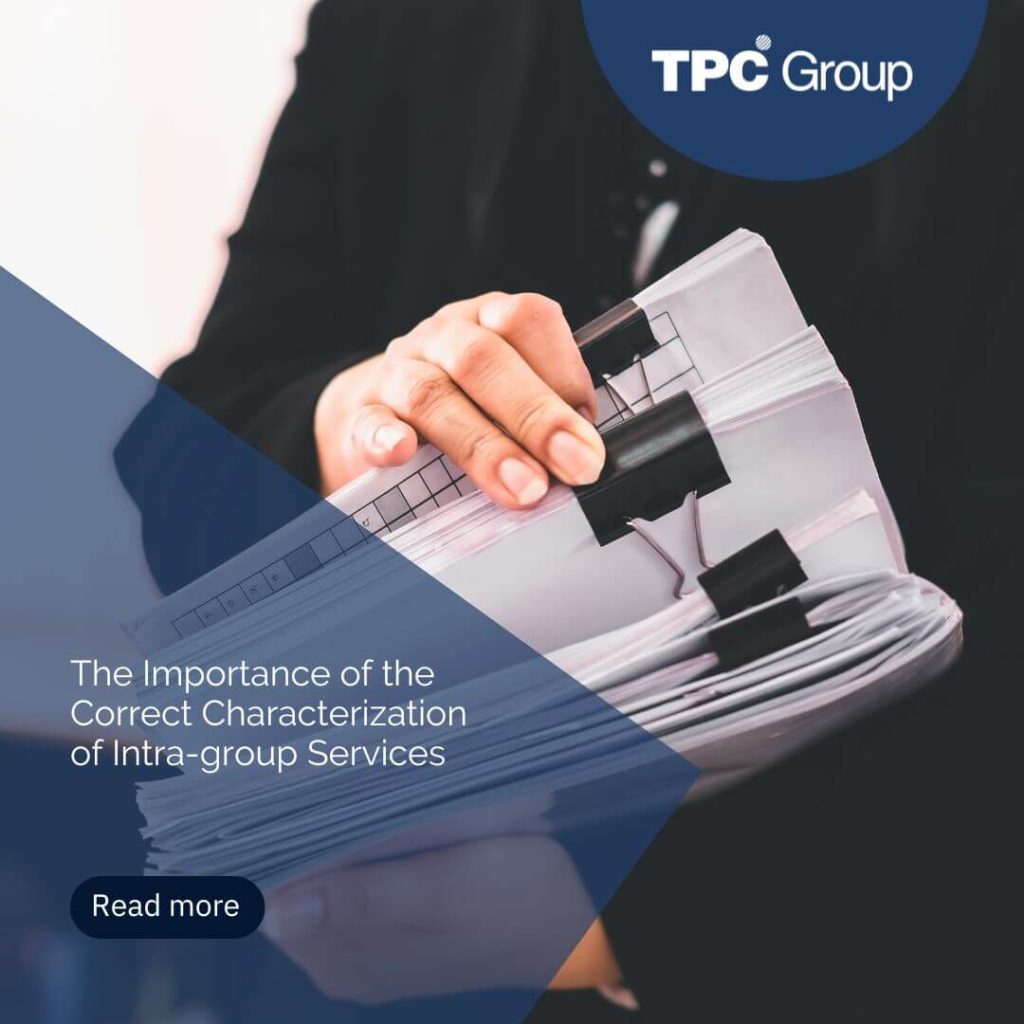 The Importance of the Correct Characterization of Intra-group Services