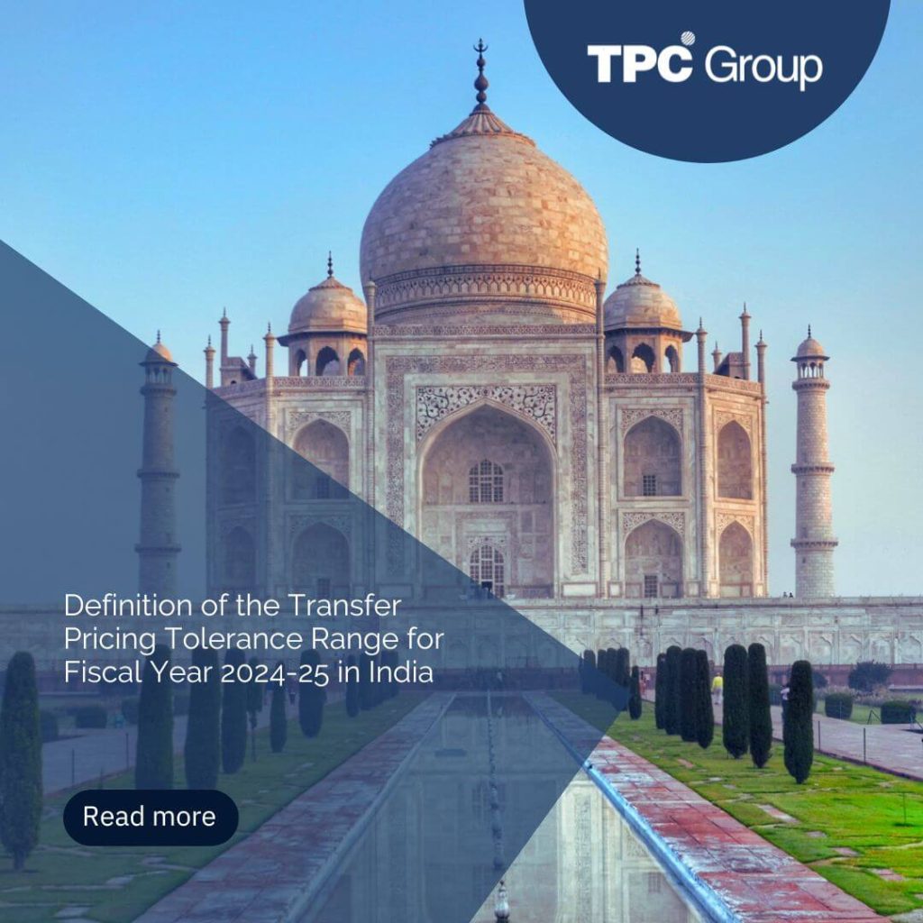 Definition of the Transfer Pricing Tolerance Range for Fiscal Year 2024-25 in India