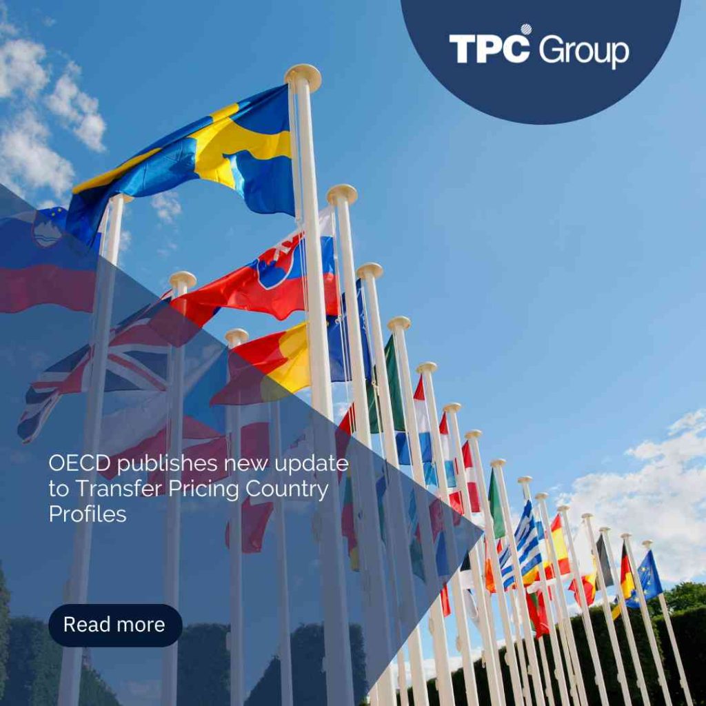 OECD publishes new update to Transfer Pricing Country Profiles