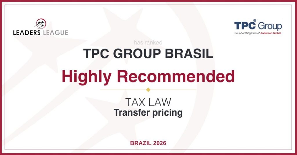 Leaders League 2026 - TPC Group Highly Recommend Transfer Pricing