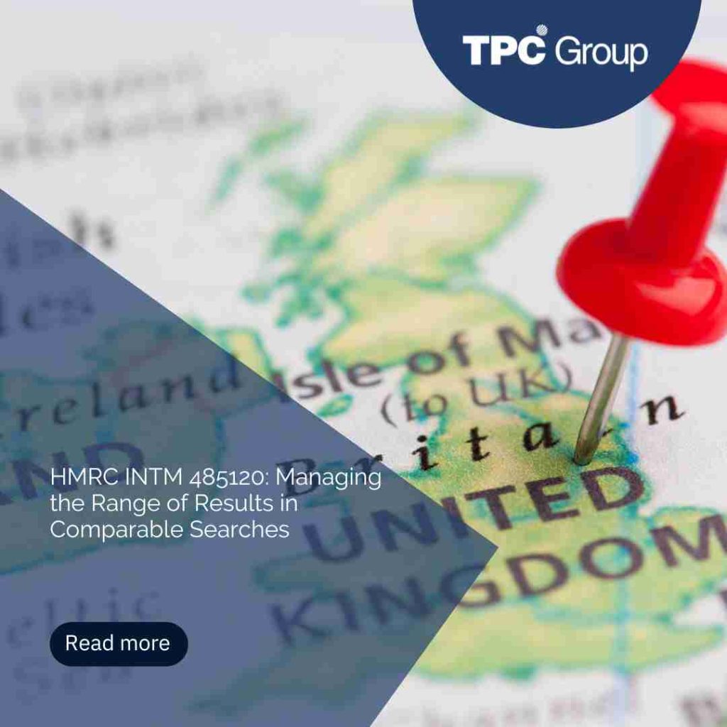 HMRC INTM 485120: Managing the Range of Results in Comparable Searches