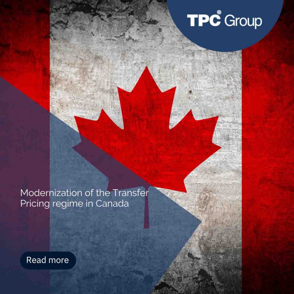 Modernization of the Transfer Pricing regime in Canada