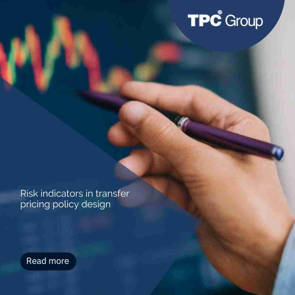 Risk indicators in transfer pricing policy design