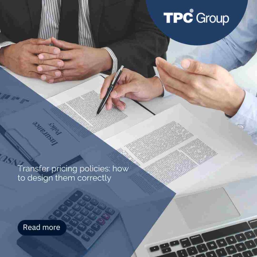 Transfer pricing policies: how to design them correctly