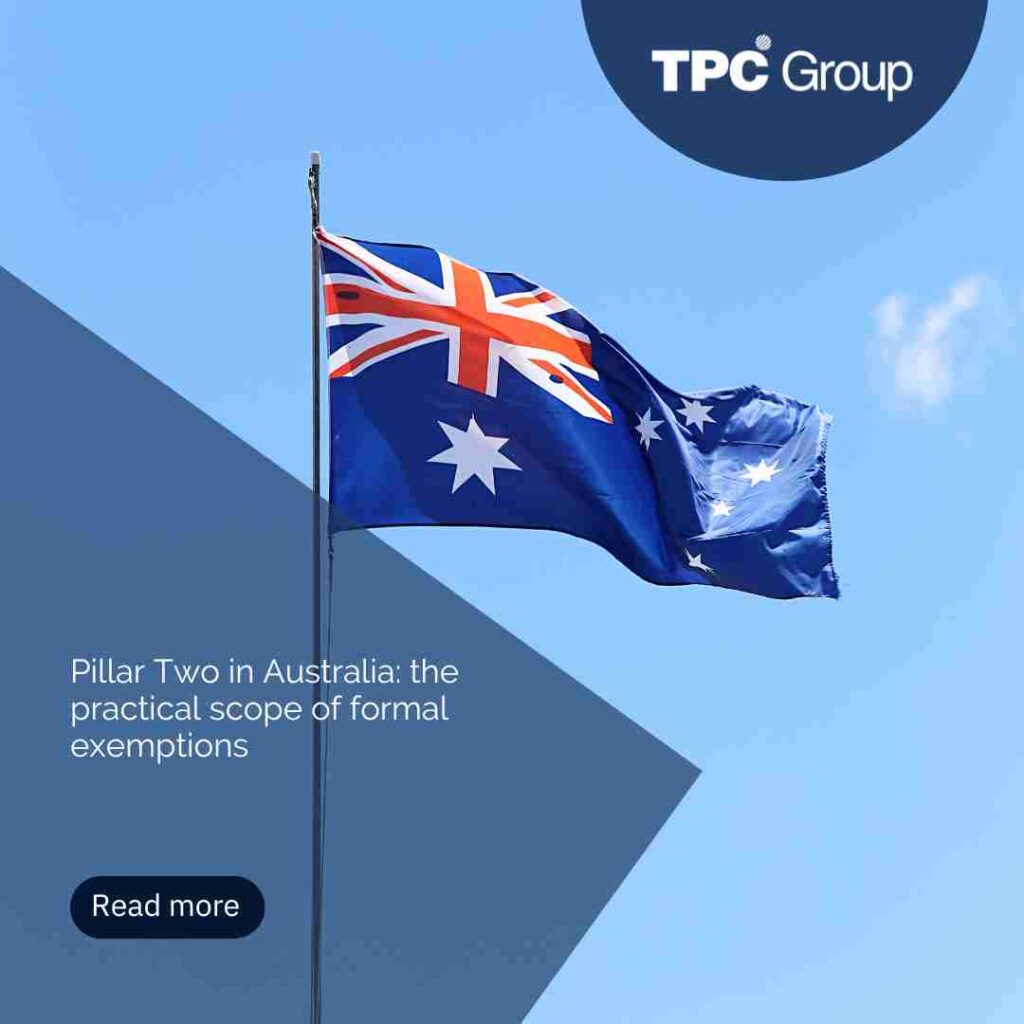 Pillar Two in Australia: the practical scope of formal exemptions