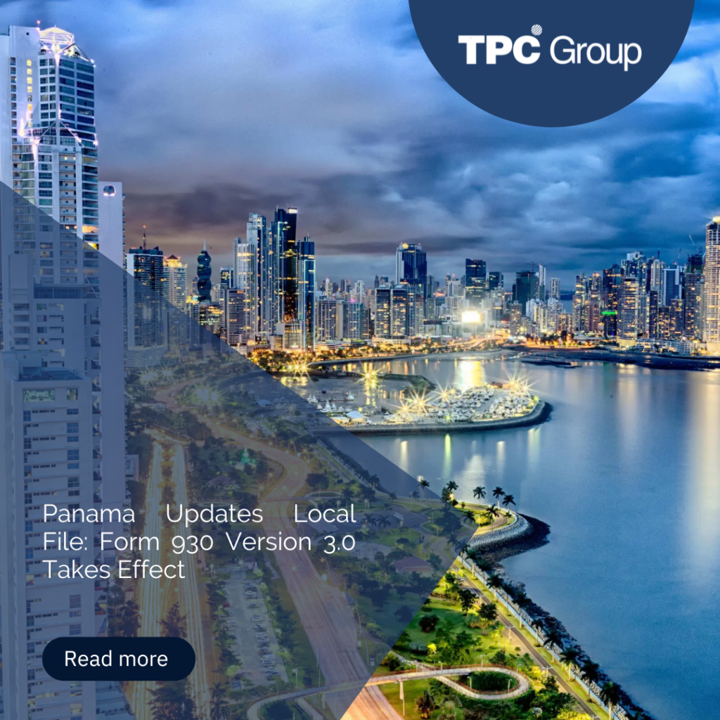 Panama Updates Local File: Form 930 Version 3.0 Takes Effect