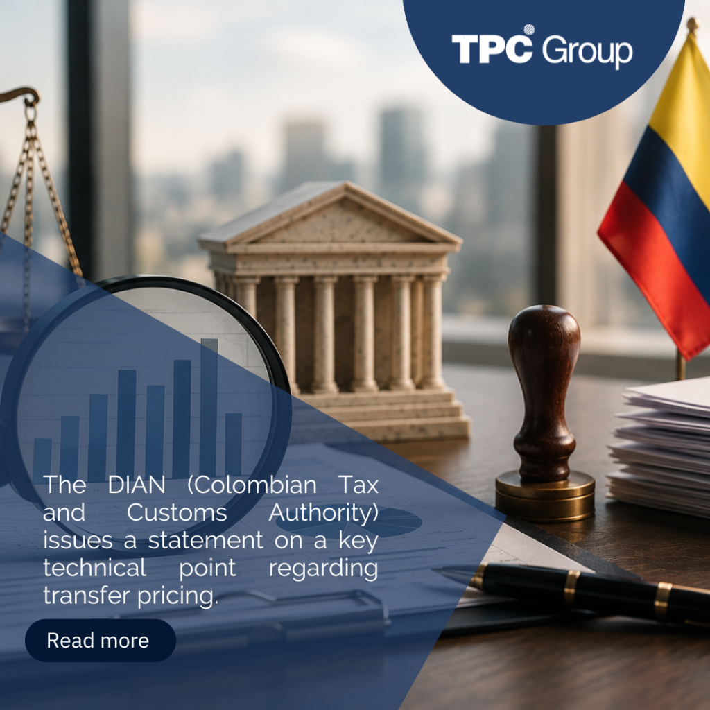 The DIAN issues a statement on a key technical point regarding transfer pricing.