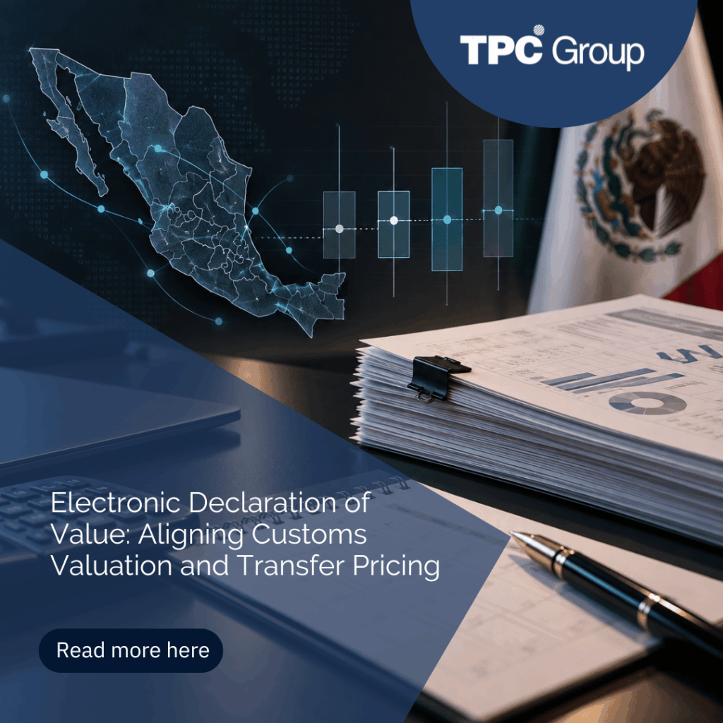 Electronic Declaration of Value: Aligning Customs Valuation and Transfer Pricing